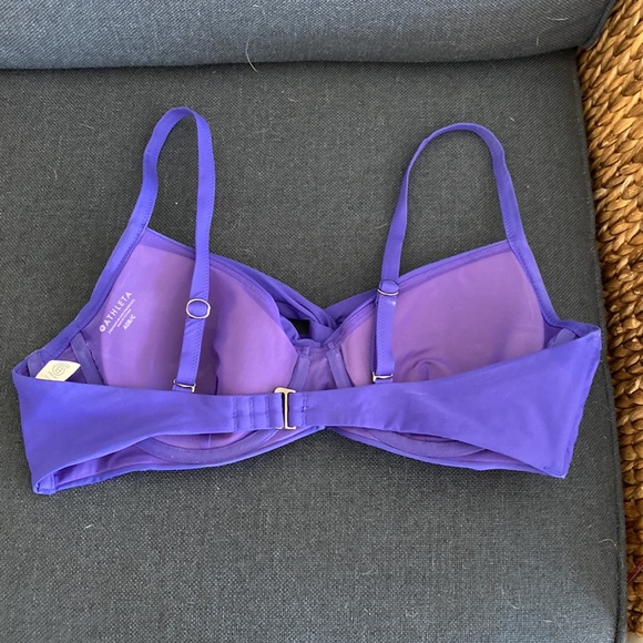 Athleta Swim Athleta Twist Up Bikini Bra Sized Top Yacht Blue Color 4bc Poshmark